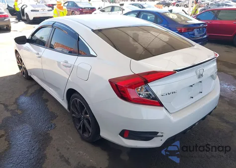 2020 Honda Civic Sport z USA, uszkodzony, nr VIN 2HGFC2F8XLH501179
